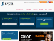 Tablet Screenshot of fadelpalestrantes.com.br